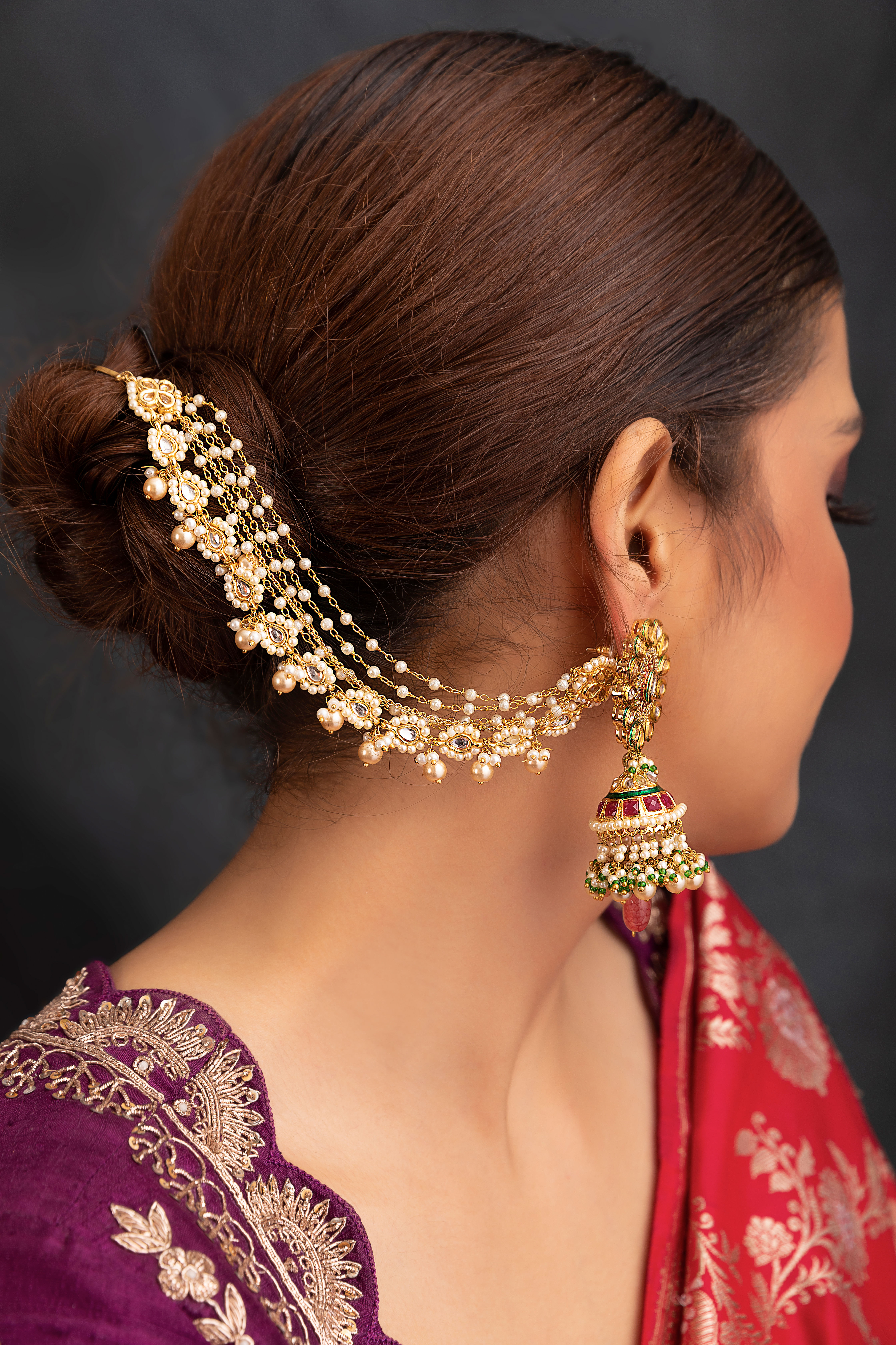 Buy Traditional Wedding Head Chain - Head Jewellery for Women