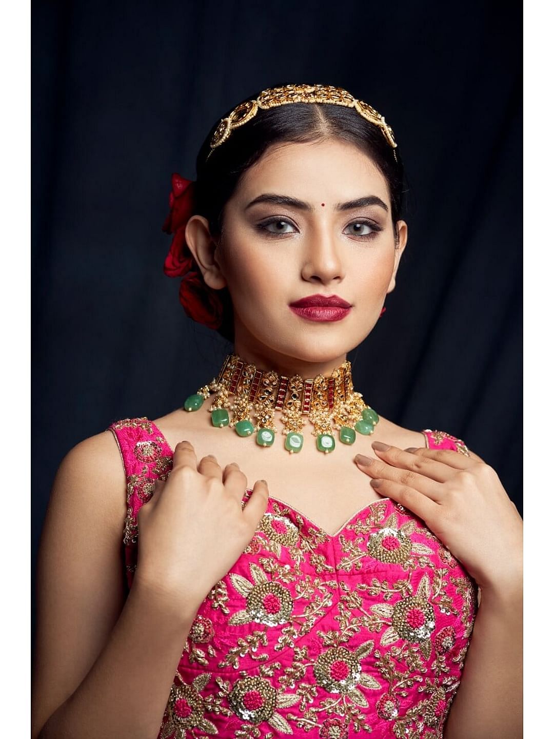 Indian Lehenga Necklace Earrings Tika Set, Indian Bridal Red Kundan Necklace  Jewelry Set, Punjabi Wedding Necklace, Pakistani Wedding Set - Etsy