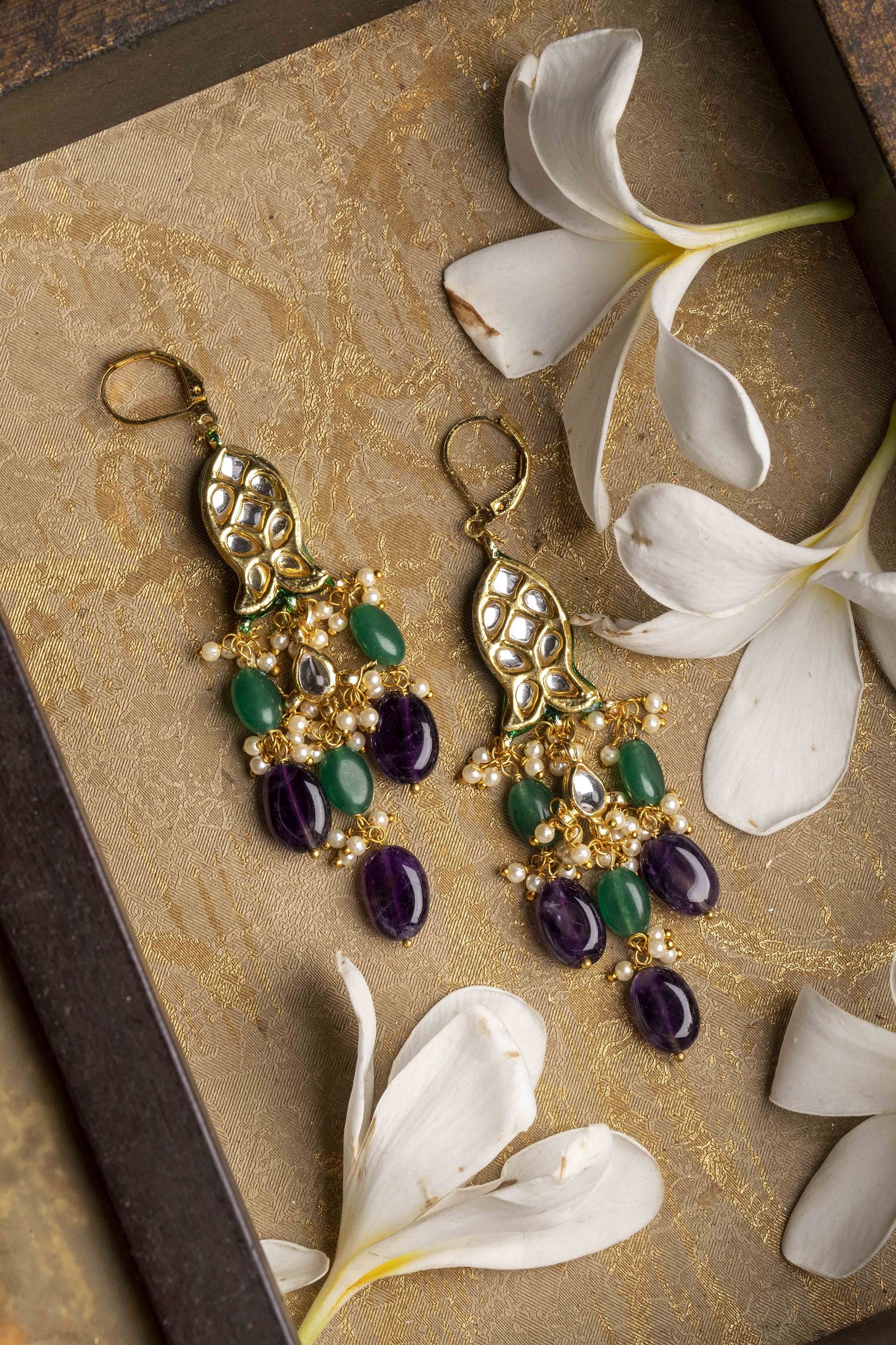 Amethyst and sale emerald jewelry