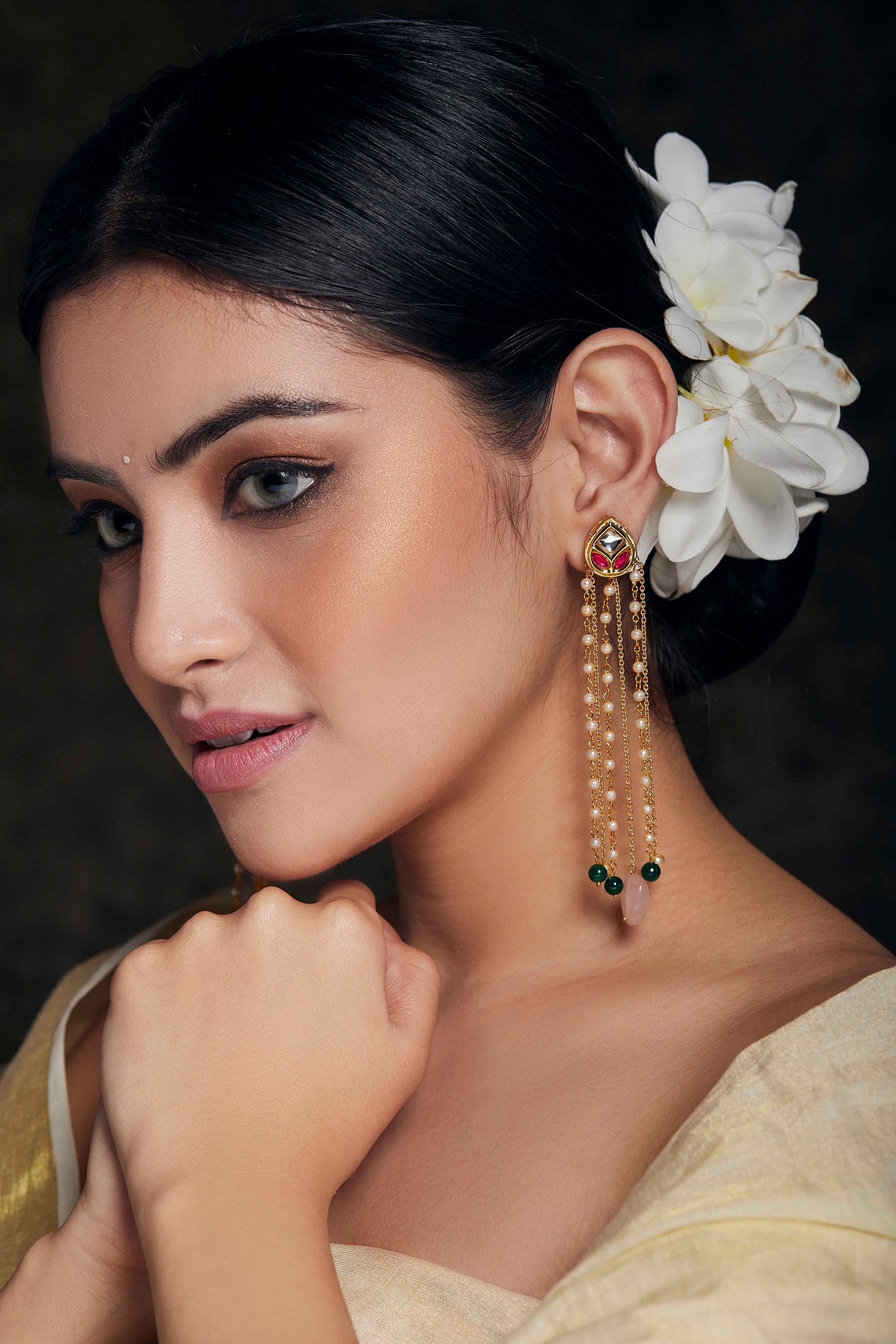 Buy Pink Earrings for Women by Oomph Online | Ajio.com