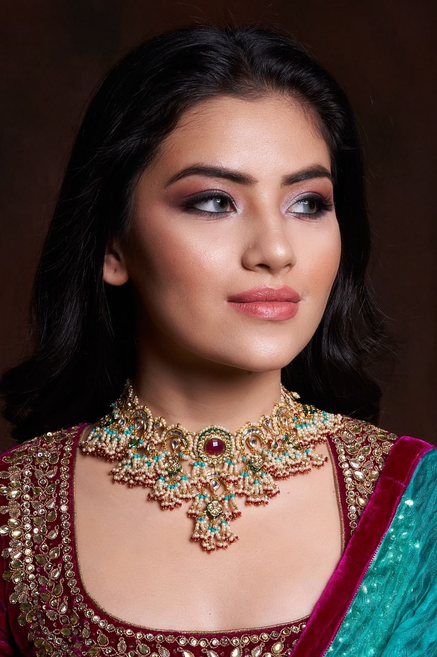Sukkhi Kundan Modish Gold Plated Red Choker Necklace Set for Women -  Sukkhi.com