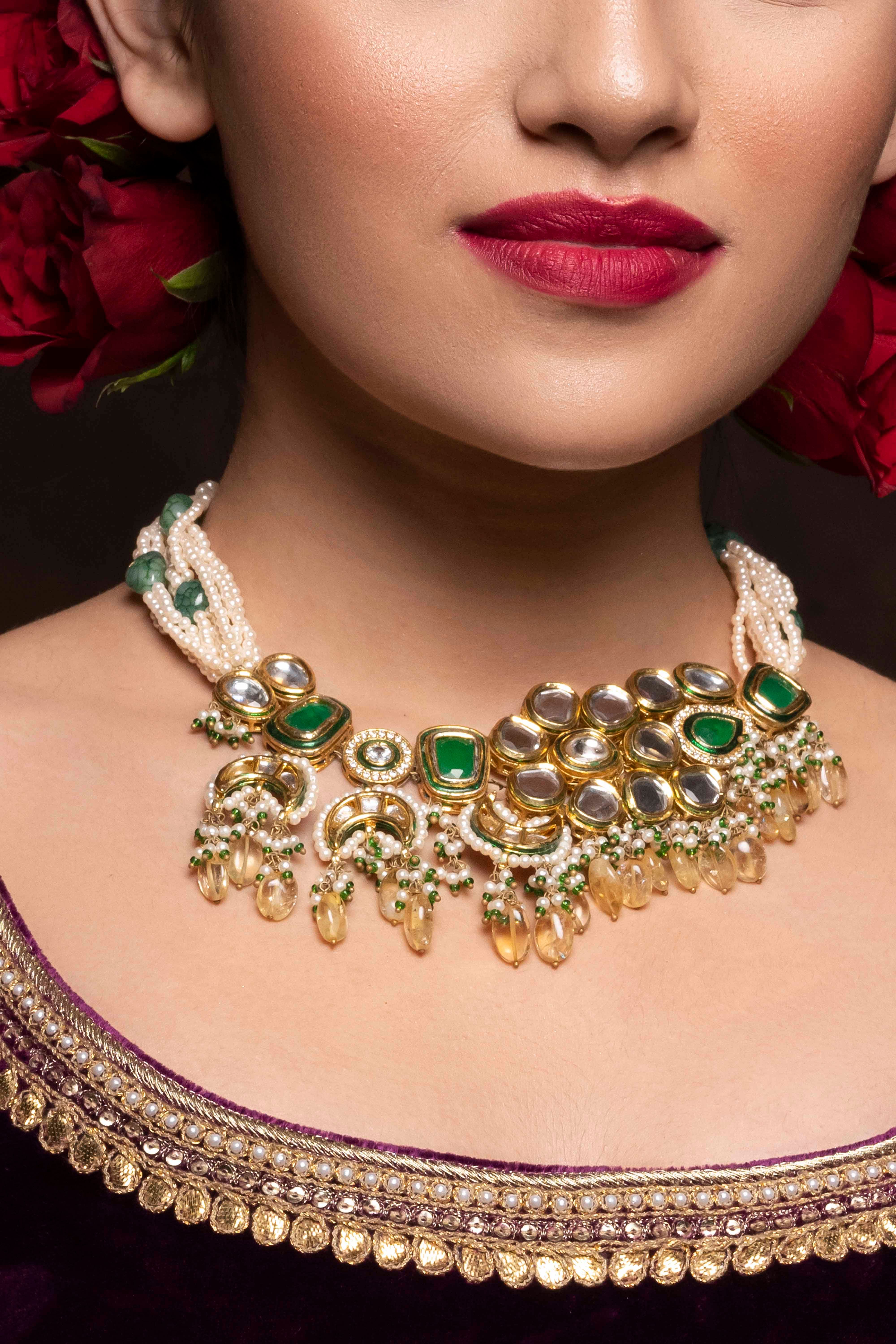 Buy kundan choker online sale