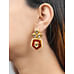 Red Kundan Earrings