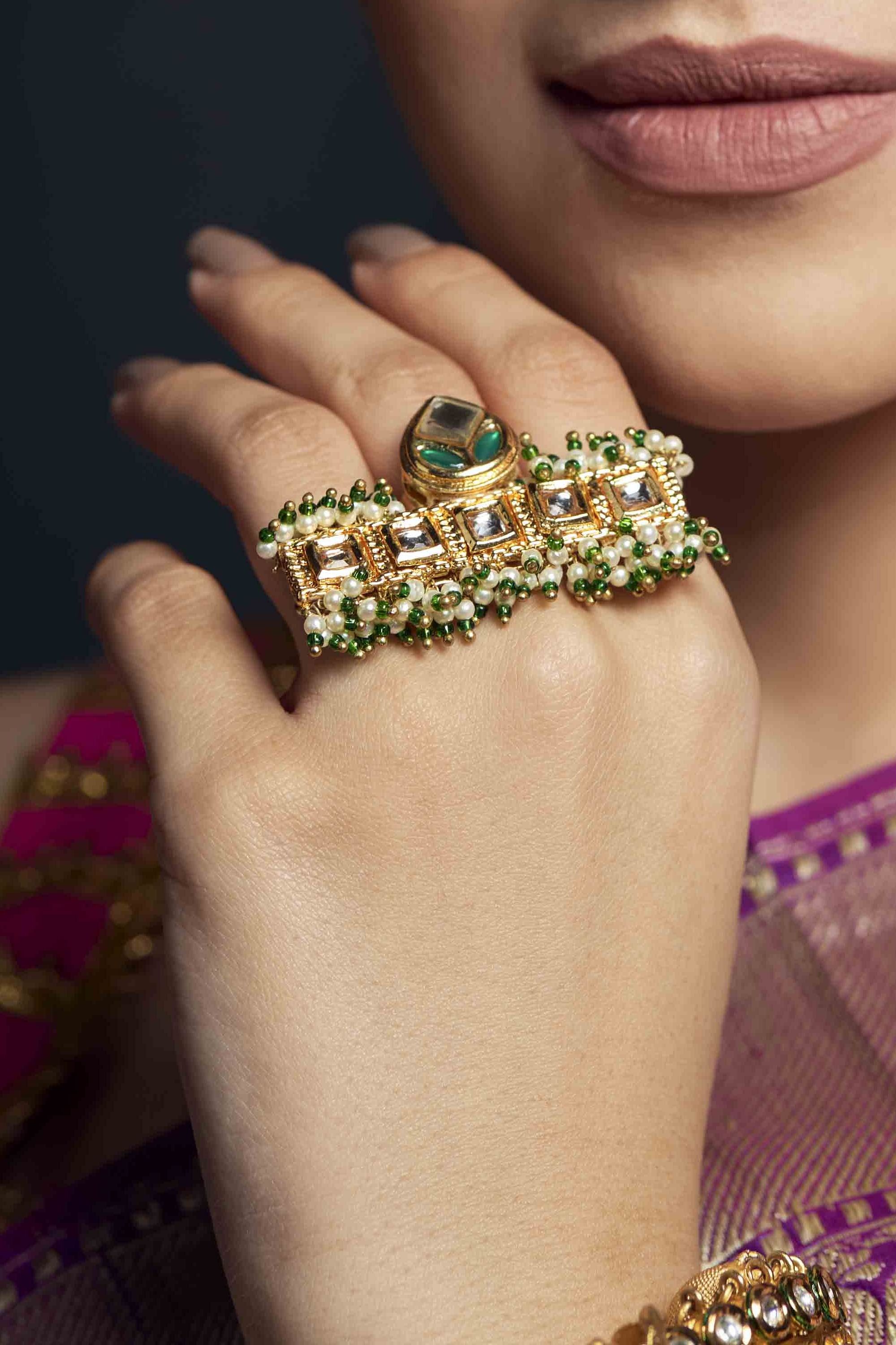Silver Eye Green Onyx Ring Online Jewellery Shopping India | Yellow Gold  14K | Candere by Kalyan Jewellers