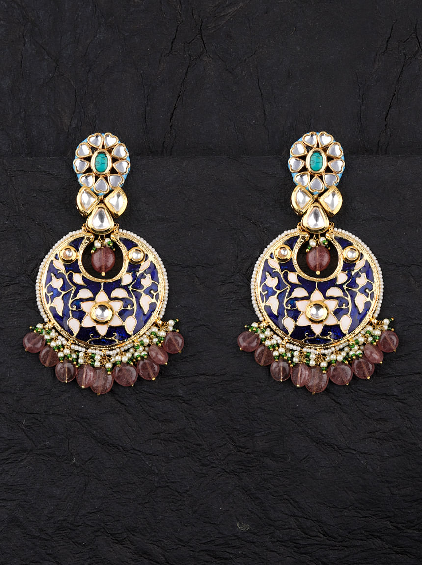 Pink Traditional Earrings | FashionCrab.com | Traditional earrings, Pink  earrings, Best jewellery online