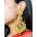 Multi Meena Ghungroo Baali Earrings