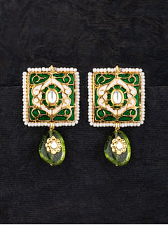 Pastel Green Peridot Earrings