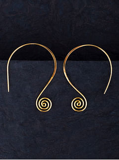 Spiral  Hoop Earring