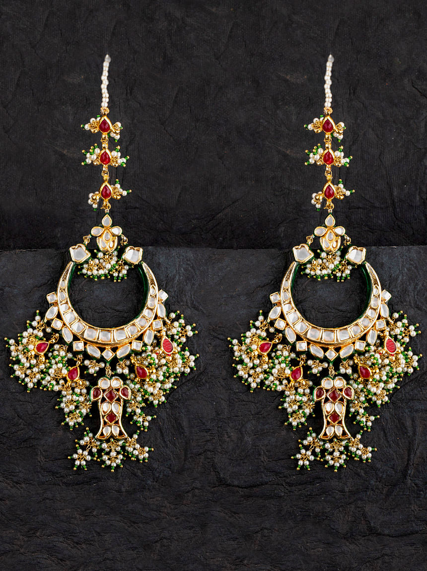 The Nityagata Silver Chand Bali Earrings-Buy Silver Jewellery Online — KO  Jewellery