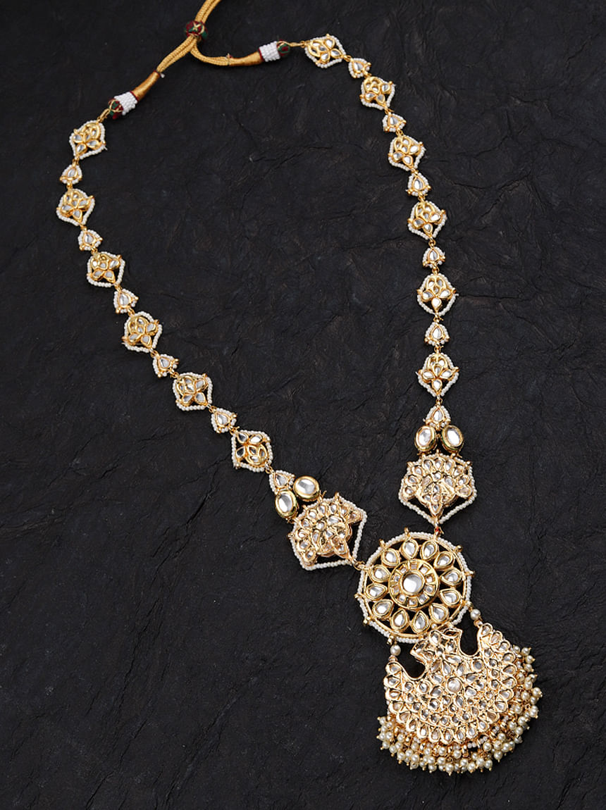 Kundan gold necklace on sale price