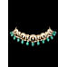 Emerald Pearls Chand Kundan Necklace