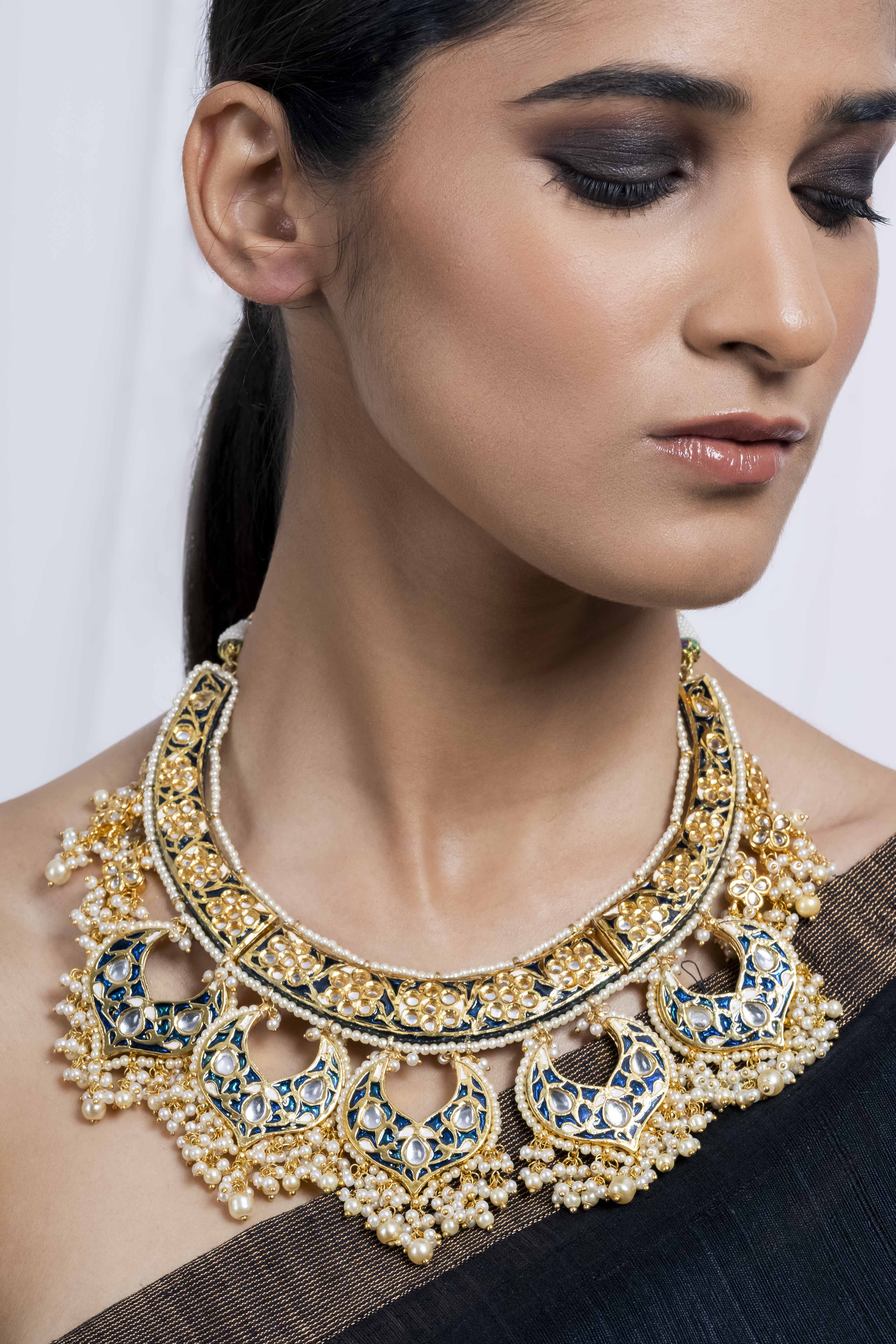 Meenakari sales necklace online