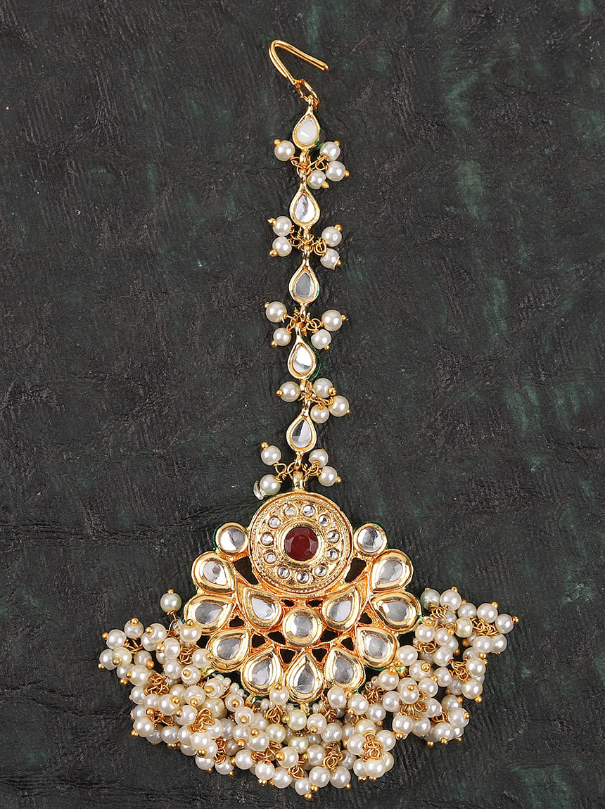 Kundan maang tikka on sale designs