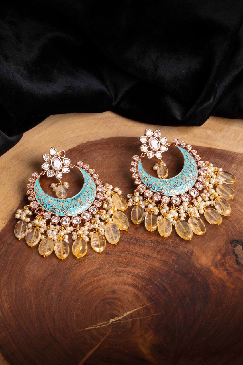 Buy online Gold Plated Devsena Bahubali Earrings For Women from fashion  jewellery for Women by Aadiyatri for ₹719 at 58% off | 2024 Limeroad.com