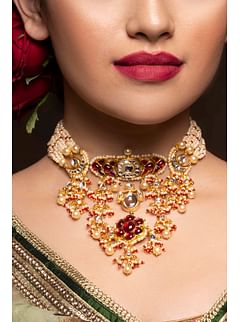 Stunning Red Jadai Necklace