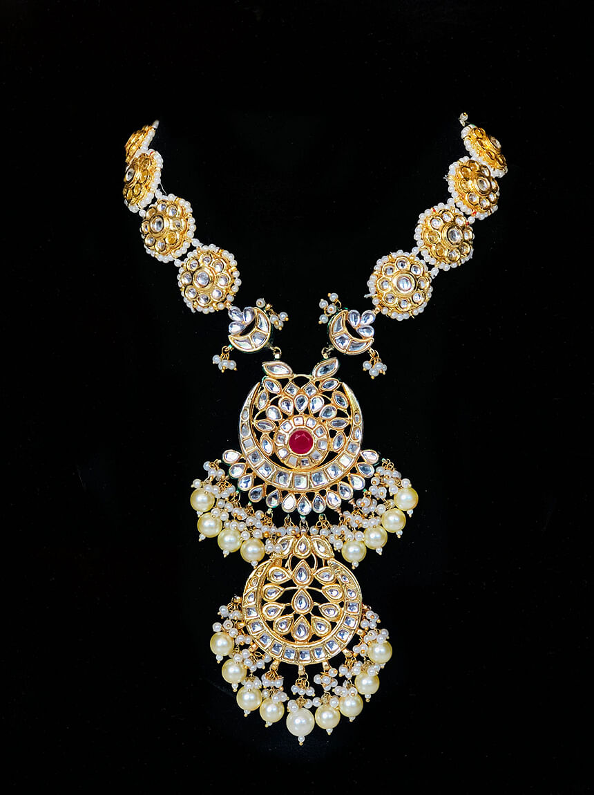 Gold rani hot sale necklace design