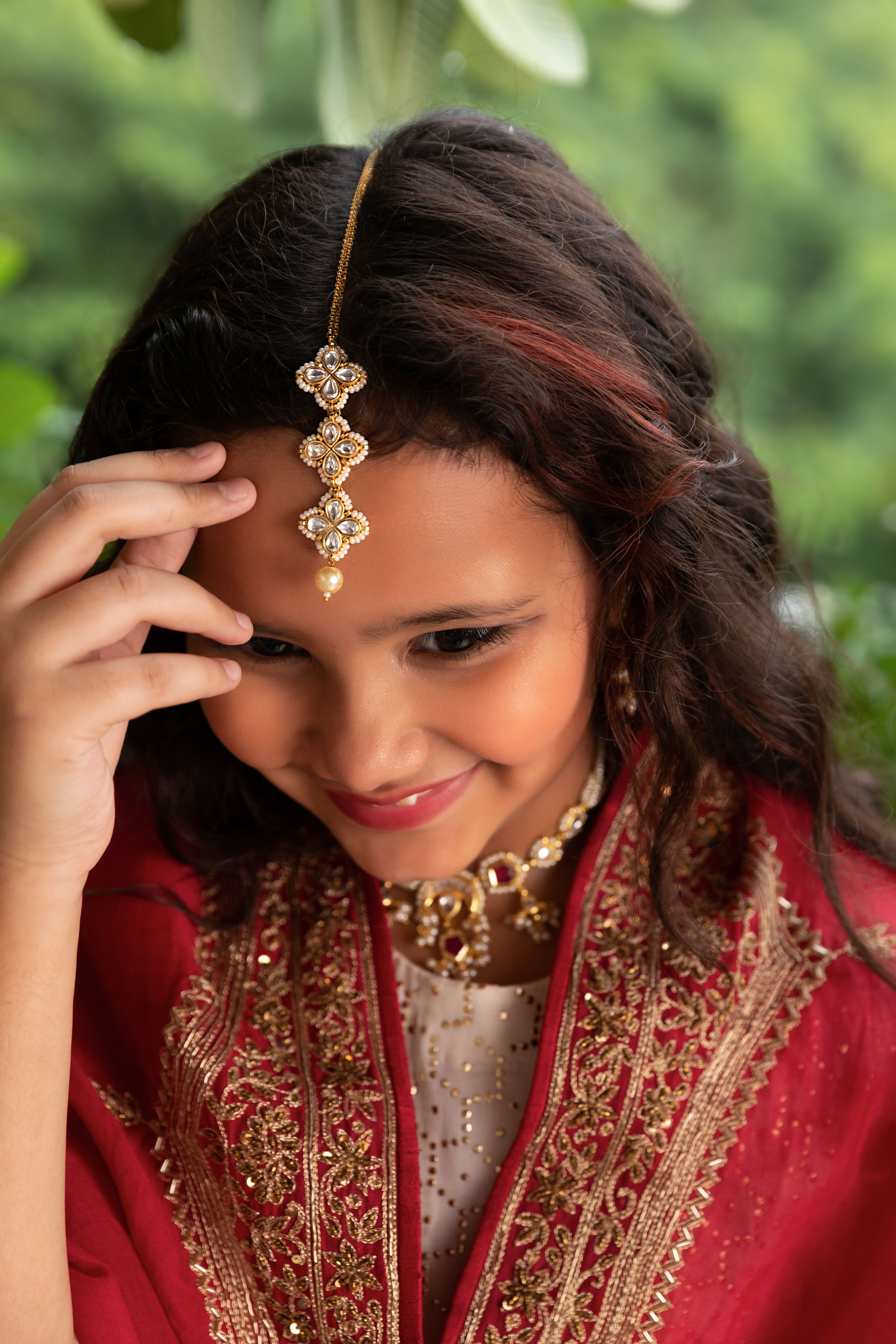 Traditional on sale head jewellery